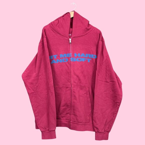 Billie Eilish Hit Me Hard and Soft Zip-Up Hoodie XXL - Picture 1 of 4